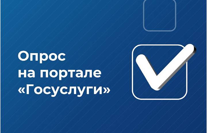 Опрос на портале «Госуслуги»