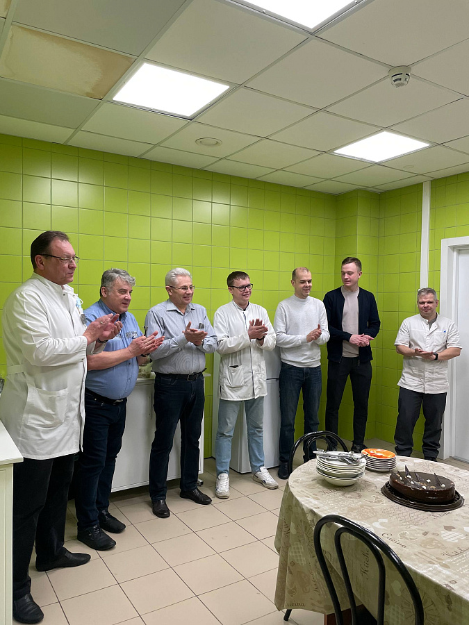 Поздравили коллег с наступающим праздником!