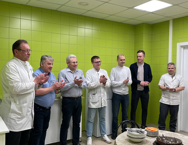 Поздравили коллег с наступающим праздником!